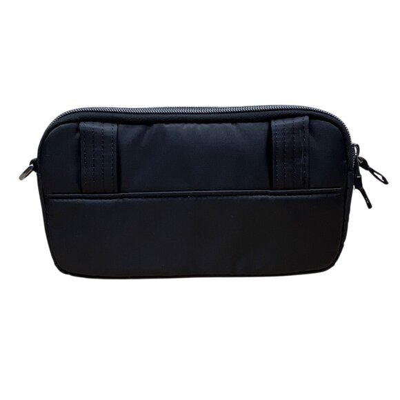 Lug Quilted Black Colorful Stitching & Adjustable Strap Coupe XL Crossbody Bag - Picture 4 of 13